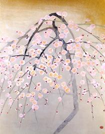 Pale Plum Tree - Okumura Togyu