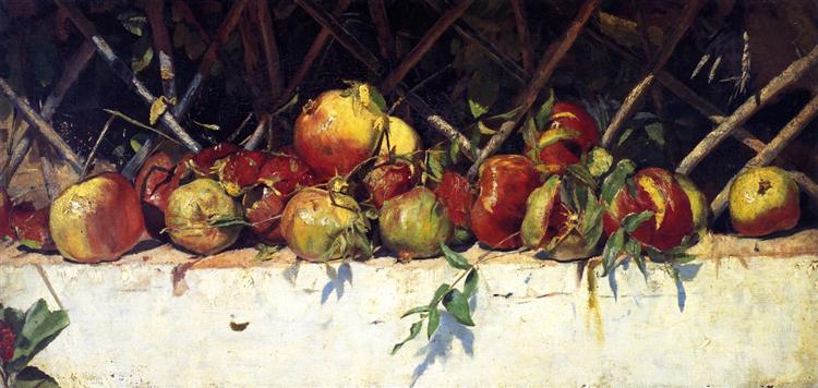 Still LIfe with Pomegranates, 1883 - Tom Roberts