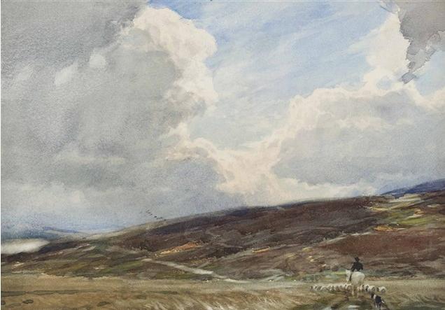 Herding Sheep, 1906 - Tom Scott