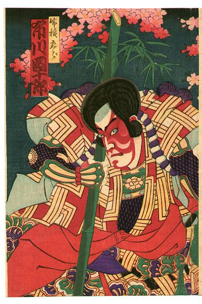 Beauty, Ghost and Hero, 1882 - Toyohara Chikanobu