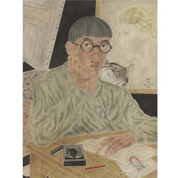 Self Portrait, 1932 - Цугухару Фудзита