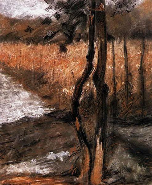 Trees, 1908 - 翁貝托·薄邱尼