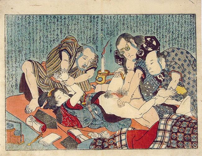 Rape scene - Utagawa Kuniyoshi