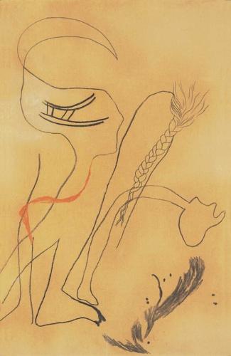 Composition with Braided Hair, 1939 - Лайош Вайда