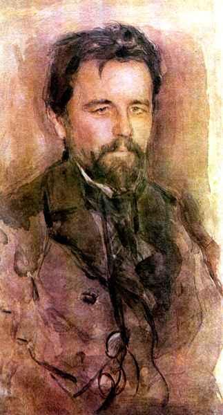 Portrait of Anton Chekhov, 1903 - Valentin Serov