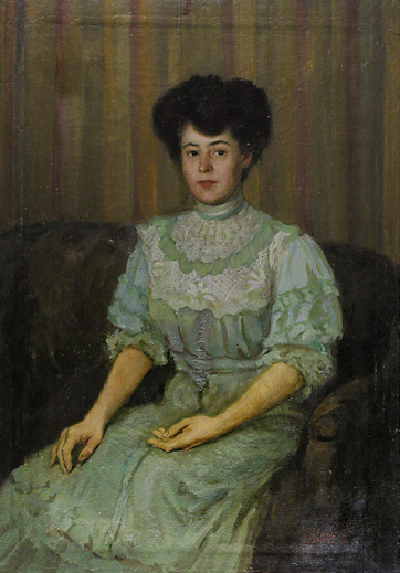 Portrait of Praskovia Tchaokovskaia, 1890 - 1892 - Valentin Serov