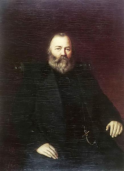 Portrait of a merchant S.T. Kuznetsov, 1873 - Vassili Perov