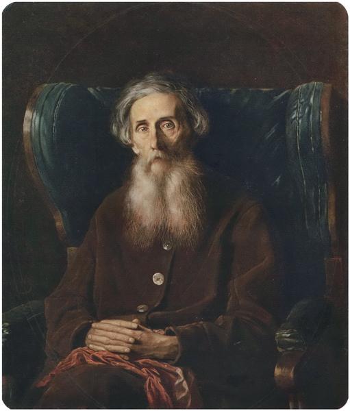 Portrait of the Author Vladimir Dahl, 1872 - Wassili Grigorjewitsch Perow
