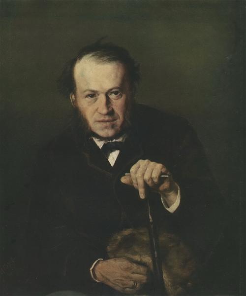 Portrait of Vasily Bezsonov, 1869 - Vasily Perov