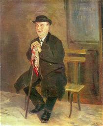 The old man on the bench - Vassili Perov