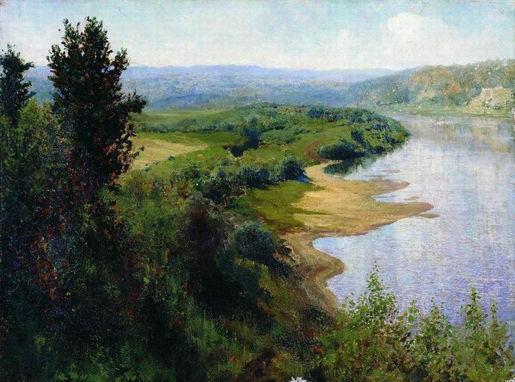 A river, 1899 - Wassili Dmitrijewitsch Polenow