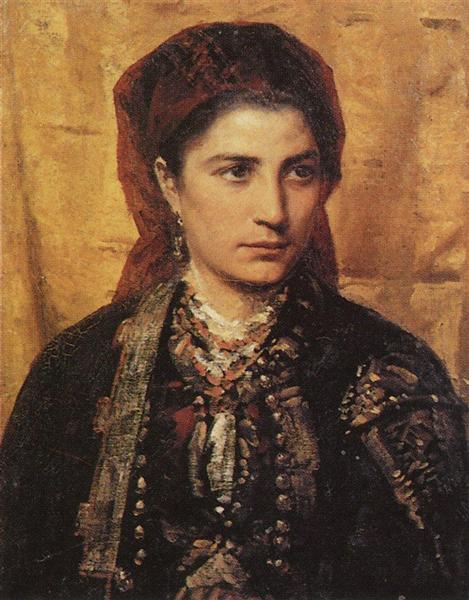 Montenegrin girl, 1874 - Wassili Dmitrijewitsch Polenow