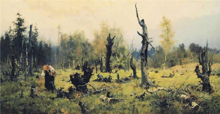 The Burnt Forest, 1881 - Vasily Polenov