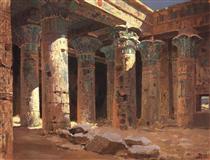 Le Temple d'Isis, Philae - Vassili Polenov