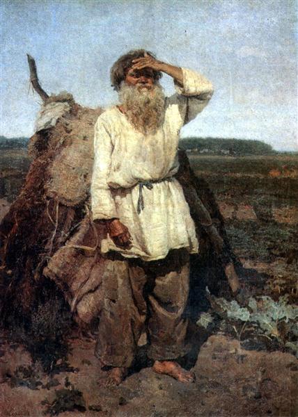The old gardener, 1882 - Vasily Surikov