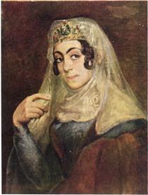 A portrait of a Georgian woman - Wassili Andrejewitsch Tropinin