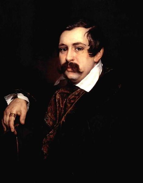 Portrait of Vladimir Artemyevitch Rajewski, 1846 - Vasily Tropinin