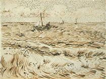 Рибальський човен у морі - Вінсент Ван Гог