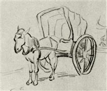 Carriage - Vincent van Gogh