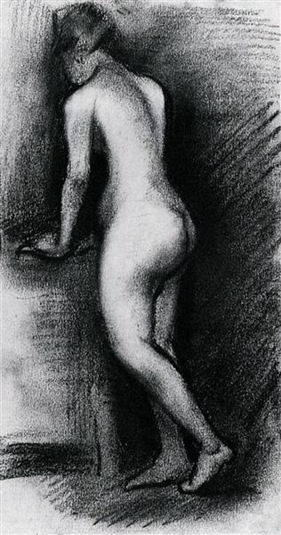 Female Nude, Standing, 1886 - Vincent van Gogh