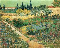 Garden with Flowers - Vincent van Gogh