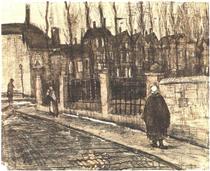 Old Street The Paddemoes - Винсент Ван Гог