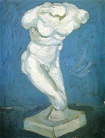 Plaster Statuette of a Male Torso - Vincent van Gogh
