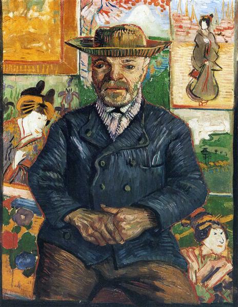 Портрет татуся Тангі, 1888 - Вінсент Ван Гог