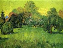 Public Park with Weeping Willow The Poet s Garden I - Vincent van Gogh