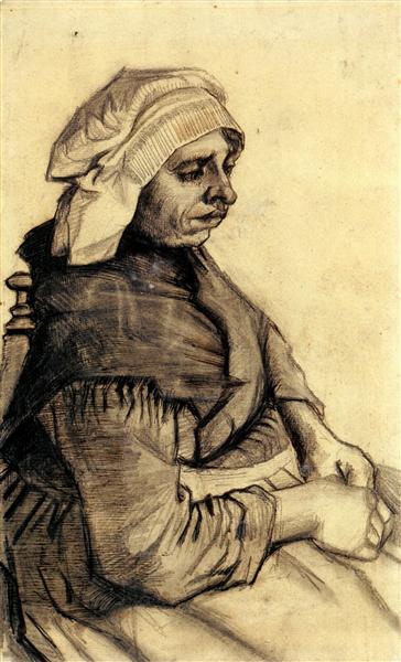 Сидяча жінка, 1885 - Вінсент Ван Гог
