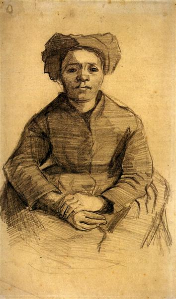 Сидяча жінка, 1885 - Вінсент Ван Гог