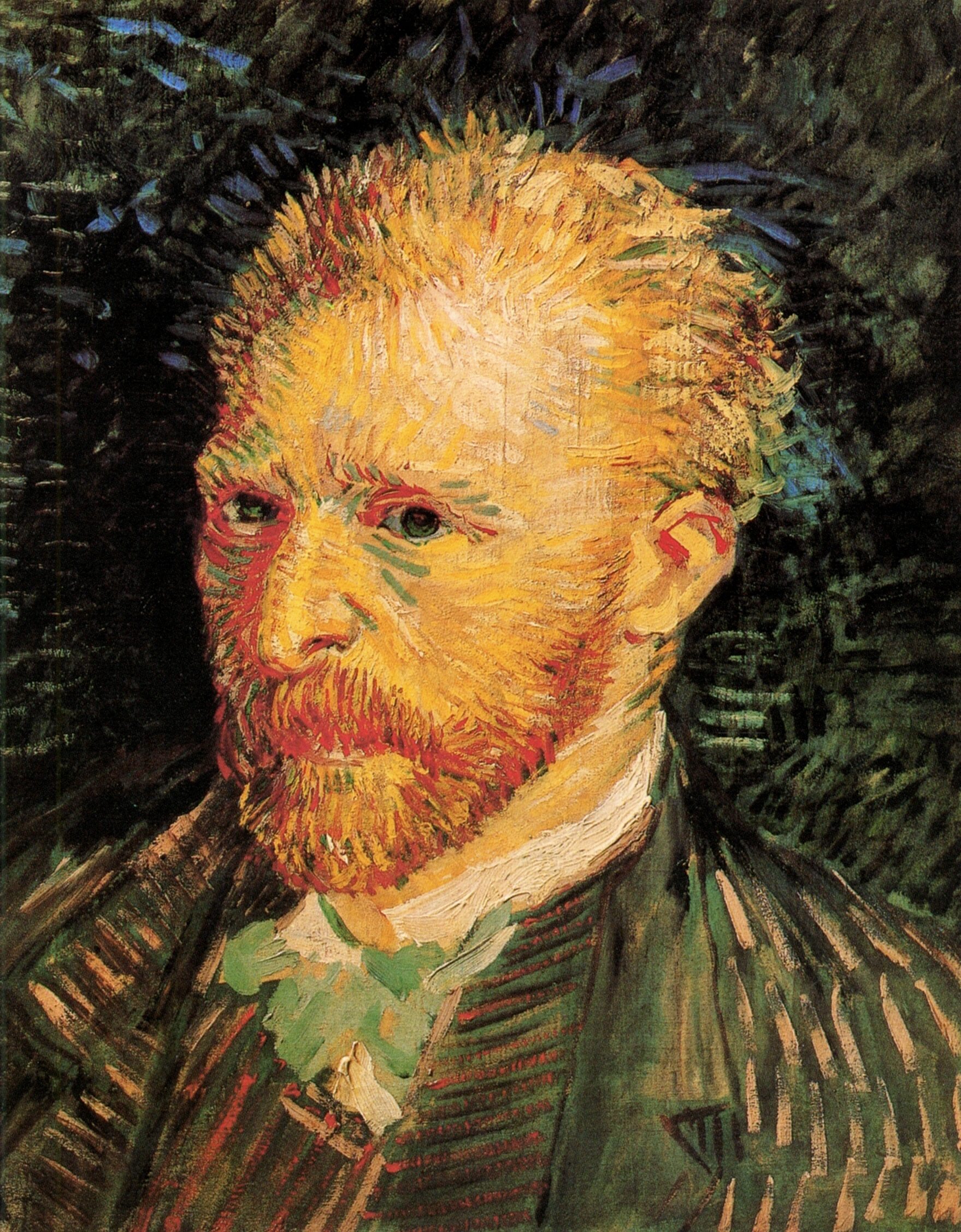 Self Portrait 1887 Vincent  van  Gogh  WikiArt org