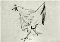 Sketch of a Hen - Винсент Ван Гог