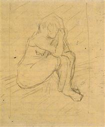 Sorrowing Woman - Vincent van Gogh