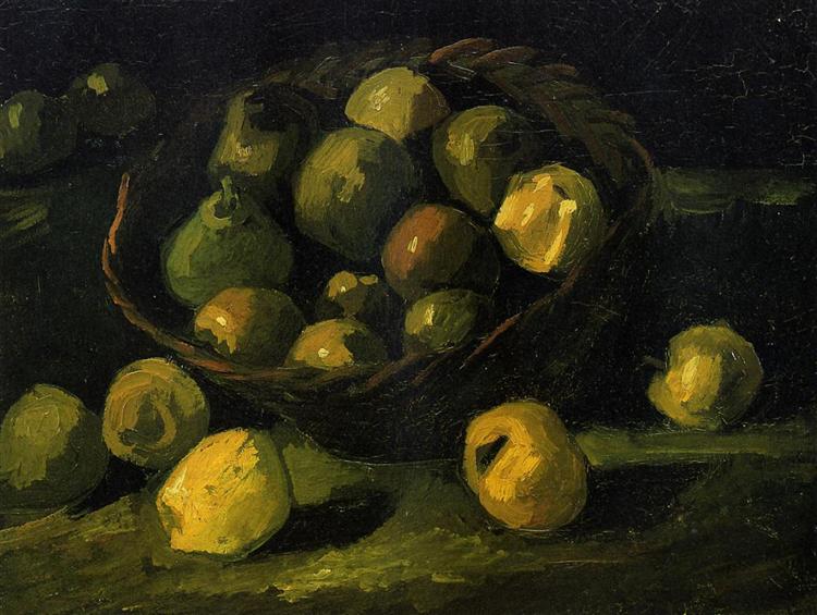 Still Life with Basket of Apples, 1885 - 梵谷