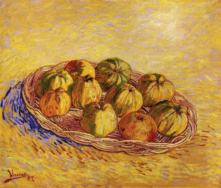 Still Life with Basket of Apples, 1887 - Вінсент Ван Гог