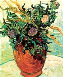 Still Life with Thistles - Vincent van Gogh