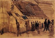 Strollers and Onlookers at a Place of Entertainment - Vincent van Gogh