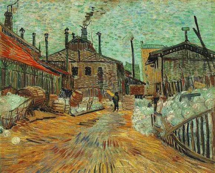 The Factory at Asnieres, 1887 - Vincent van Gogh