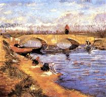 The Gleize Bridge over the Vigneyret Canal - Vincent van Gogh
