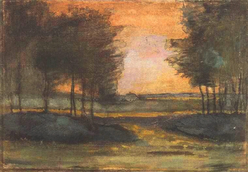 The Landscape in Drenthe, 1883 - Vincent van Gogh - WikiArt.org