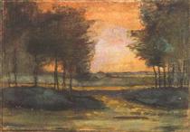 The Landscape in Drenthe - Вінсент Ван Гог