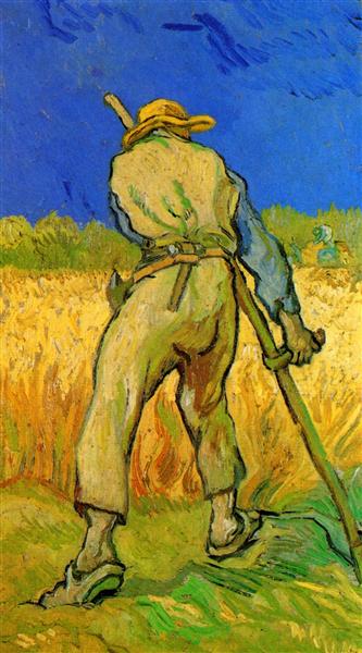 Жнець (за Мілле), 1889 - Вінсент Ван Гог
