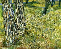 Tree Trunks in the Grass - Vincent van Gogh