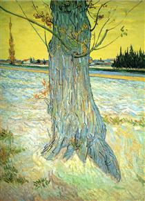 Trunk of an Old Yew Tree - Винсент Ван Гог