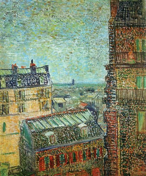 View of Paris from Vincent's Room in the Rue Lepic, 1887 - 梵谷