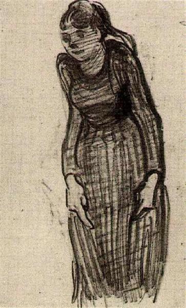 Стояча жінка, 1890 - Вінсент Ван Гог