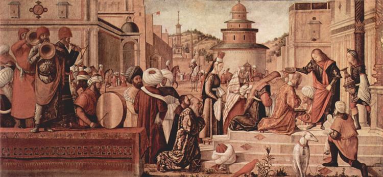 St. George Baptising the Gentile, 1507 - Витторе Карпаччо