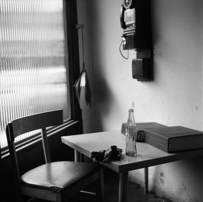 Winnetka, IL (Interior with Telephone), April 1968, 1968 - Vivian Maier