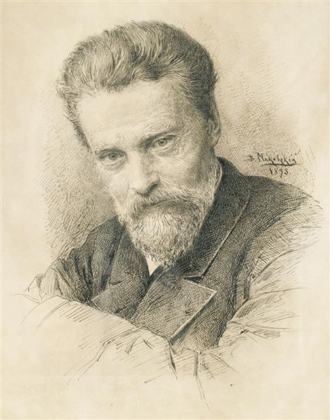 Self portrait, 1893 - Vladimir Makovski